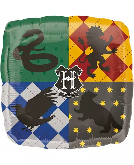 Balon foliowy z herbem Harry Potter™ Domy Hogwartu 43 x 43 cm