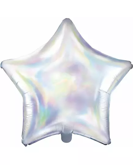 48cm opalizujący balon foliowy w kształcie gwiazdy