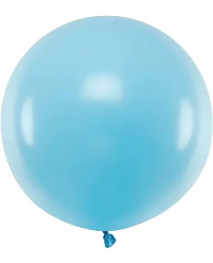 60cm niebieski gigantyczny balon lateksowy