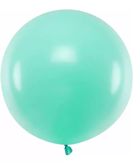 Miętowy Olbrzymi Balon Lateksowy 60cm