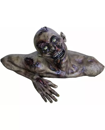 Dekoracja halloweenowa: popiersie zombie w naturalnej wielkości