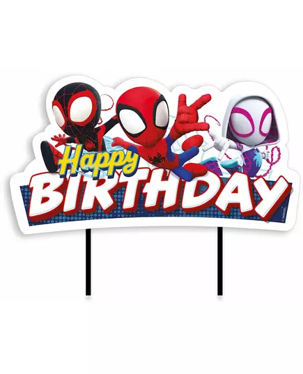 Patera na tort Happy Birthday Spidey i przyjaciele™ 17,5 cm