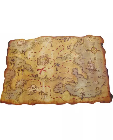 Plastikowa karta pirata 29 x 45 cm