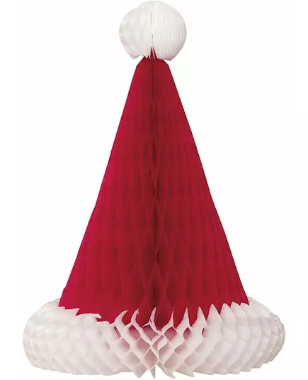 Świąteczna czapka – dekoracja centralna 30 cm