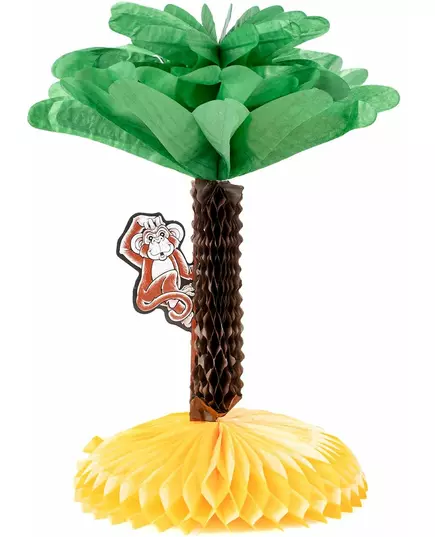 Hawajska ozdoba środkowa z liści palmowych 33 cm