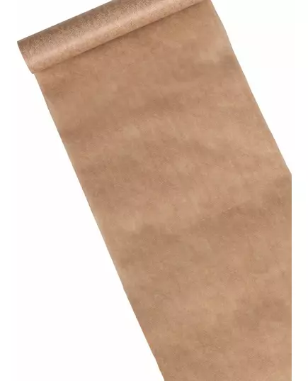 Bieżnik stołowy z włókniny z efektem naturalnej bawełny, 28 cm x 5 m