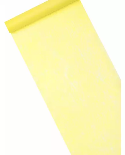 Bieżnik stołowy z włókniny w kolorze jasnożółtym, 29 cm x 10 m