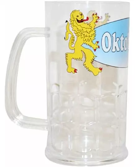 Przezroczysty kufel do piwa
