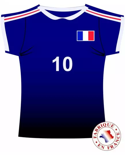 Dekoracja ścienna z jerseyu we Francji