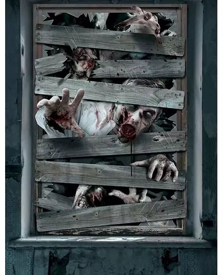Dekoracja okienna Zombie 80 x 120 cm