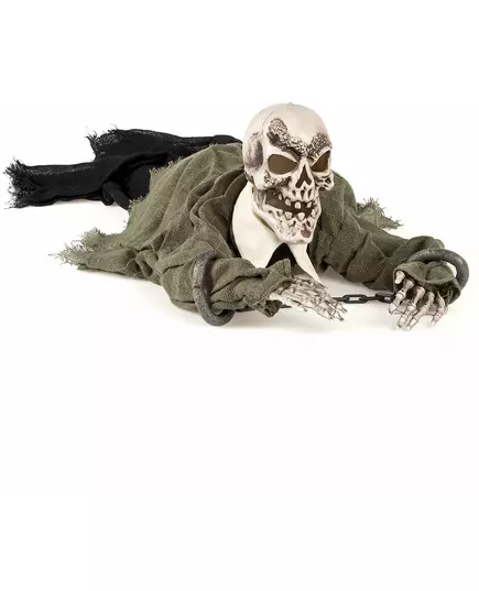 Halloweenowa animowana dekoracja szkieletu światłem i dźwiękiem