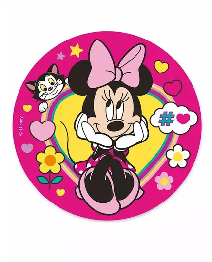 Krążek waflowy Minnie™ różowy 20 cm