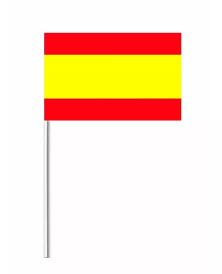 Hiszpania flaga papierowa 14 x 21 cm