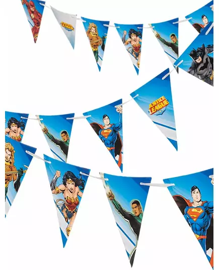 Girlanda z proporczyków Justice League™ 2 m
