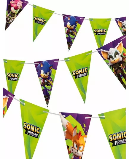 Sonic Prime 2m Banner Pennant Banner