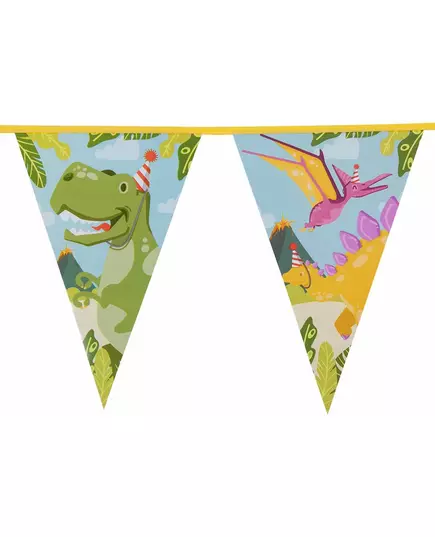 Girlanda proporczyków Dino Party 6m