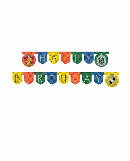 Tekturowa girlanda z okazji urodzin Harry Potter™ 2m