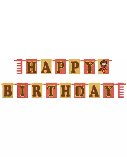 Girlanda papierowa Happy Birthday kawaii Harry Potter™ 180 cm