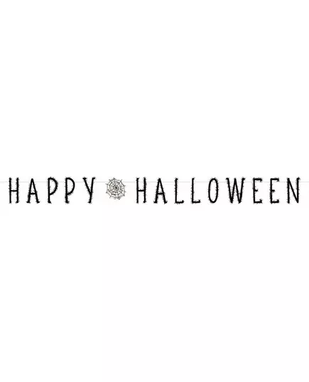 Wesołego Halloween girlanda pajęczyna 180 cm
