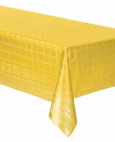 Żółty obrus papierowy w rolce, 6 m