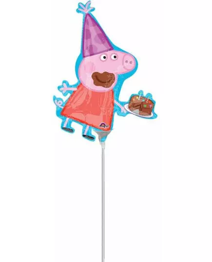 Mały balon foliowy Świnka Peppa™ 25 X 33 cm