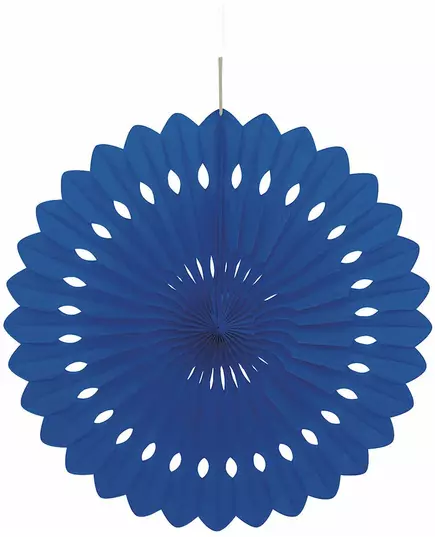 Rozeta papierowa granatowa 40 cm