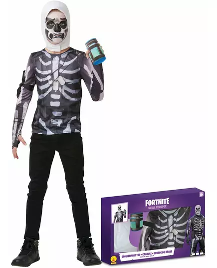 Klasyczne pudełko Youth Fortnite™ Skull Trooper, Rozmiar: 9-10 lat (134 to 140 cm)