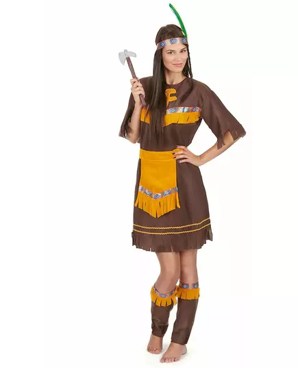 Dopasowany strój indiański damski, Rozmiar: Medium/Large