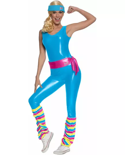 Damski kostium Barbie™ do aerobiku, Rozmiar: Large