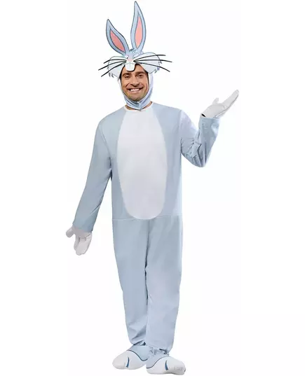 Klasyczny kostium Królika Bugsa™ Looney Tunes dla dorosłych, Rozmiar: Large
