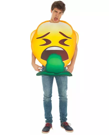 Kostium Emoji vomito™ dla dorosłych