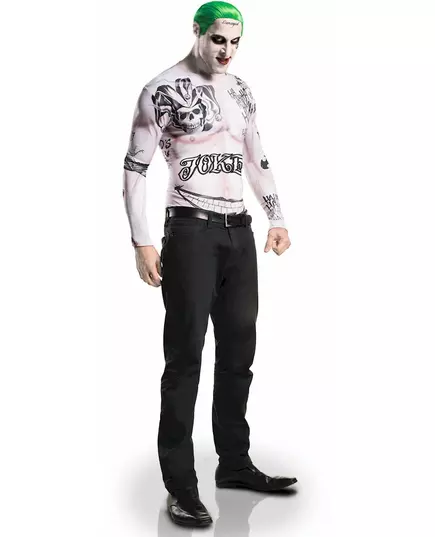 Dorosły kostium i makijaż Jokera Suicide Squad