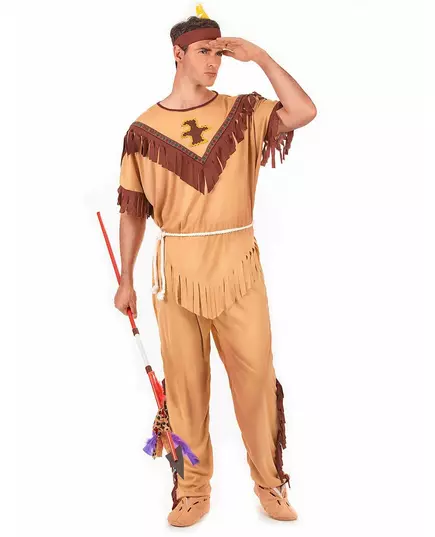 Dwukolorowy kostium Indianina dla mężczyzn