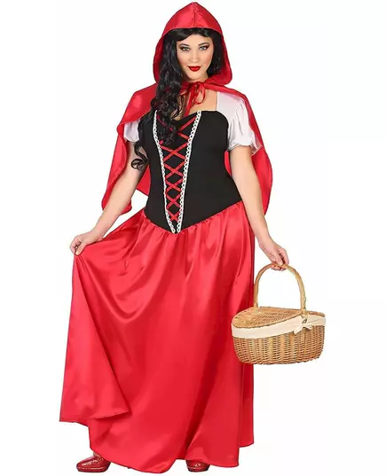 Kostium długi kapturek damski, Rozmiar: X-Small/Small
