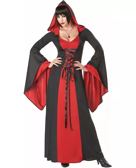 Kostium Maleficent z kapturem dla kobiet, Rozmiar: Small (38/40)