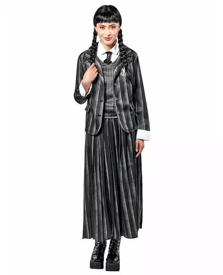 Kostium mundurka szkolnego Wednesday Addams™ dla kobiet, Rozmiar: Large