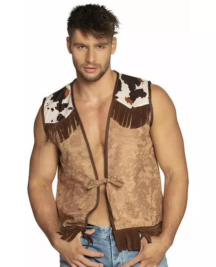Męska jasnobrązowa kurtka Western