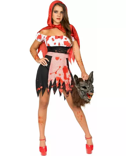 Kobieta zombie Czerwony Kapturek, Rozmiar: X-Large