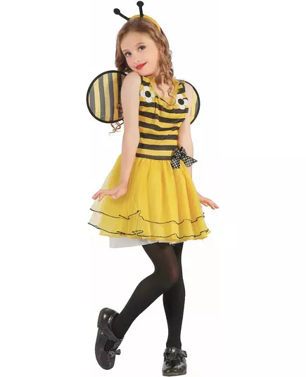 Kostium kwiatowego trzmiela dla dziewczynki, Rozmiar: 3-4 lat (92-104 cm)
