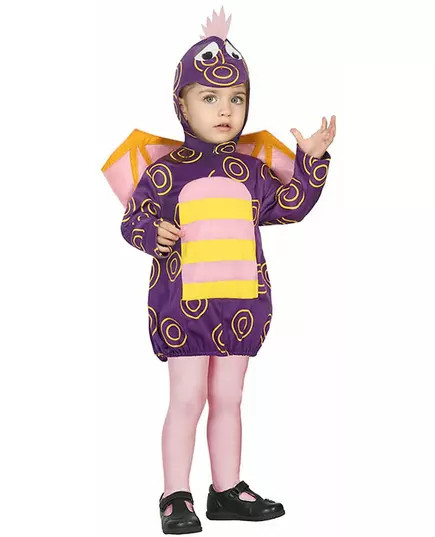 Mały fioletowy kostium smoka dla dzieci