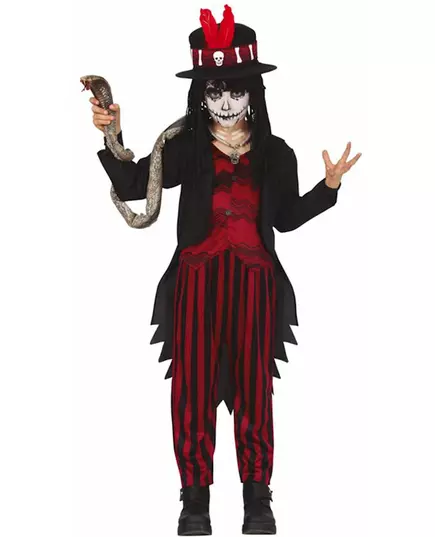 Mistyczny kostium voodoo dla chłopców, Rozmiar: 5-6 lat (110-115 cm)