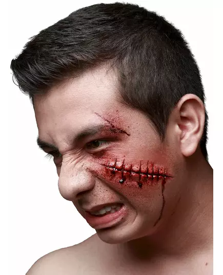Fałszywe rany Halloween dorosłych szwów