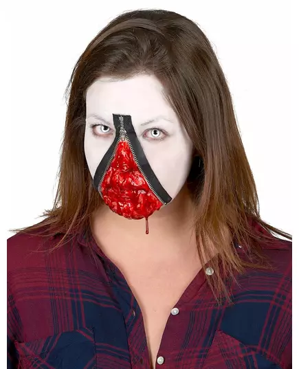 Dorosły zestaw do makijażu na Halloween z zamkiem błyskawicznym