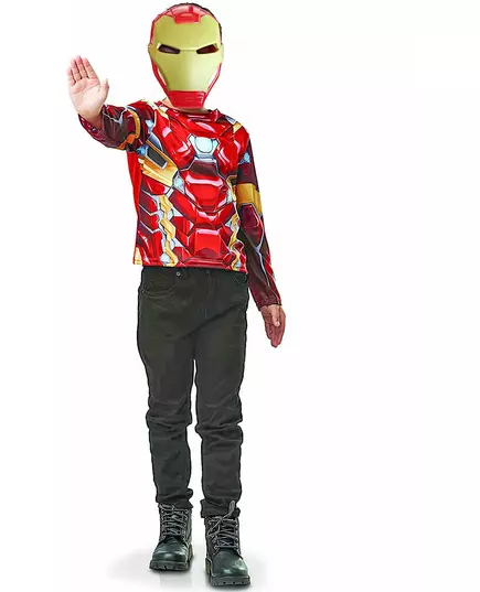 Zestaw z maską i topem Iron Man™ dla dziecka