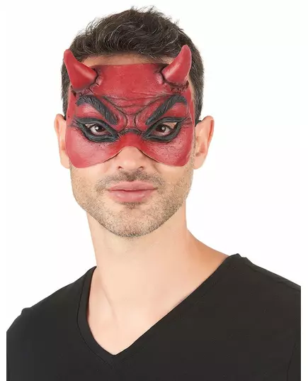 Dorosły Demon Lateksowy maska wenecka