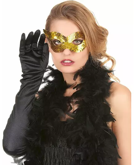 Dorosły maska wenecka Wenecki ze Złotymi Cekinami