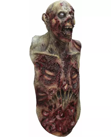 Maska zombie na całą twarz i popiersie dla dorosłych