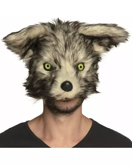 Pluszowa maska wilkołaka dla dorosłych