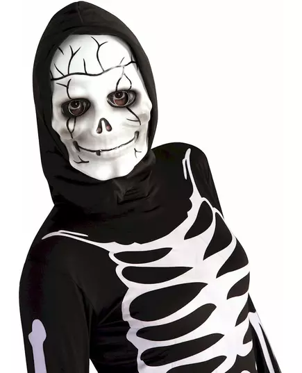 Maska szkieletowa z kapturem dla dzieci
