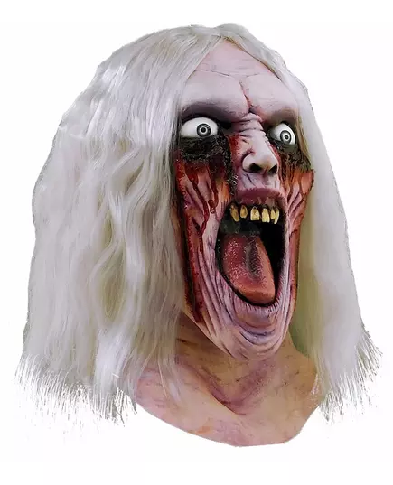Halloweenowa lateksowa maska krwawego zombie dla dorosłych